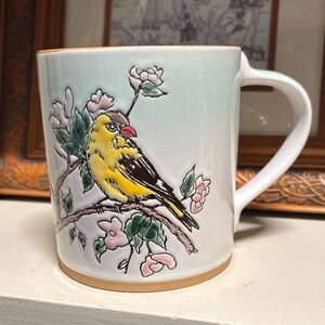 Spectrum Gold-Finch Ceramic Mug with Yellow and Green Design